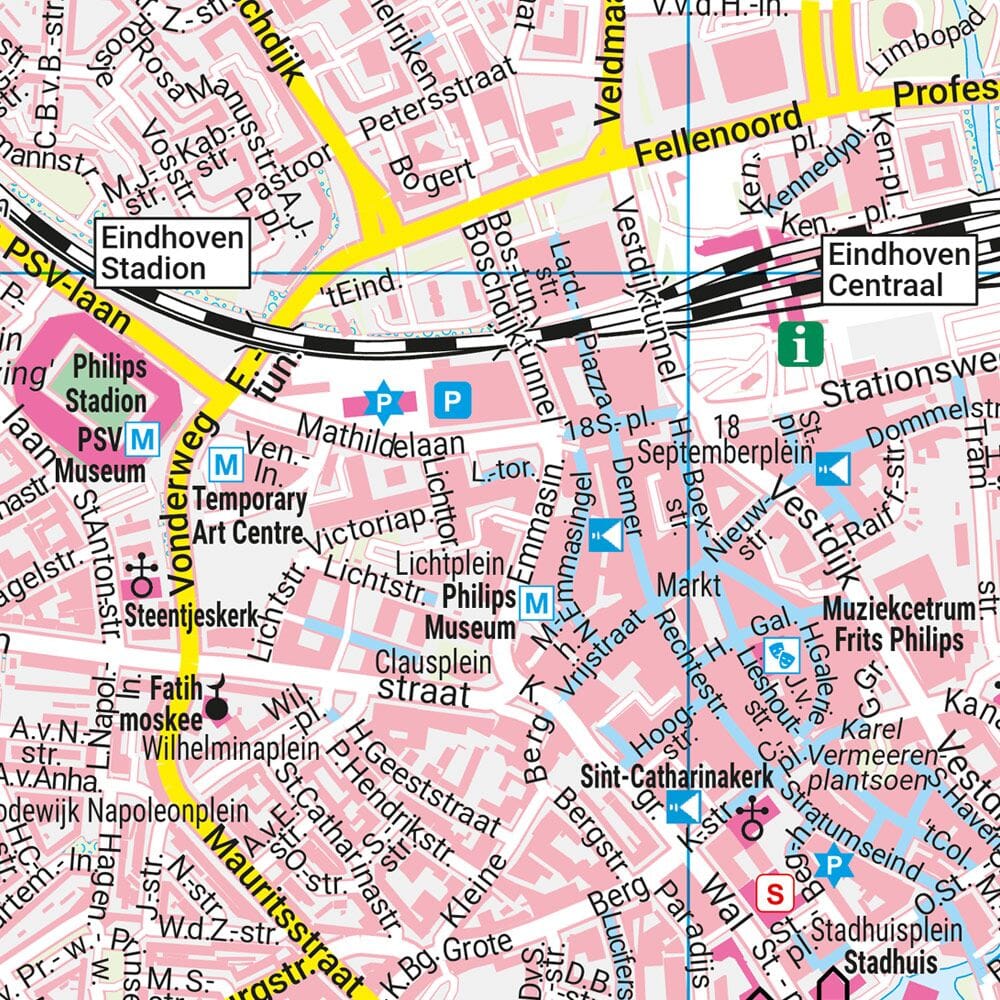 Plan détaillé - Eindhoven | Freytag & Berndt plan de ville Freytag & Berndt 
