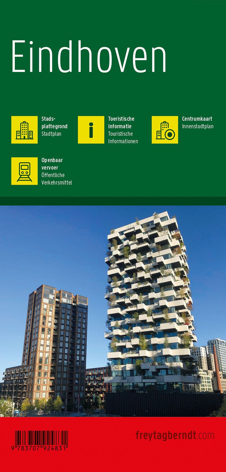 Plan détaillé - Eindhoven | Freytag & Berndt plan de ville Freytag & Berndt 