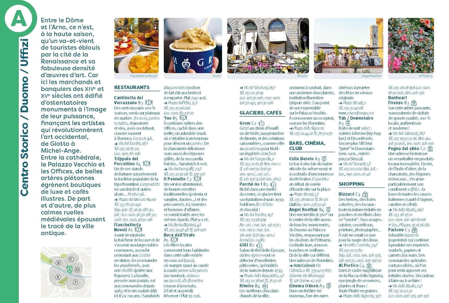 Guide de voyage de poche - Florence - Édition 2025 | Cartoville guide de voyage Gallimard