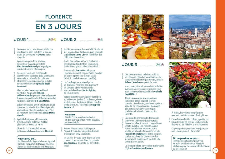 Plan détaillé - Florence - Édition 2024 | Cartoville carte pliée Gallimard 