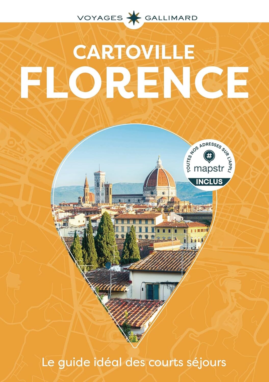 Guide de voyage de poche - Florence - Édition 2025 | Cartoville guide de voyage Gallimard