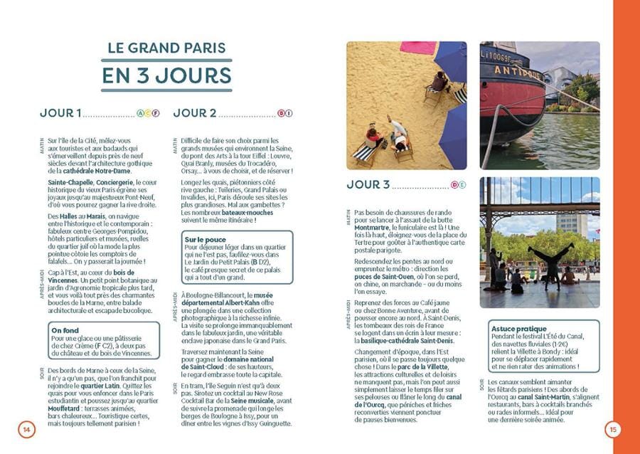 Guide de voyage de poche - Grand Paris | Cartoville guide de voyage Gallimard