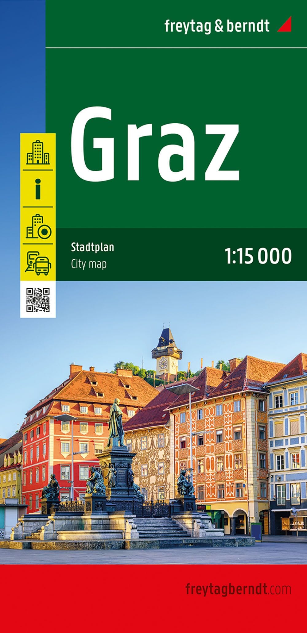 Plan détaillé - Graz (Autriche) | Freytag & Berndt plan de ville Freytag & Berndt
