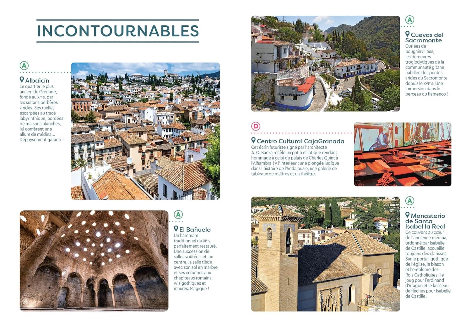 Guide de voyage de poche - Grenade | Cartoville guide de voyage Gallimard