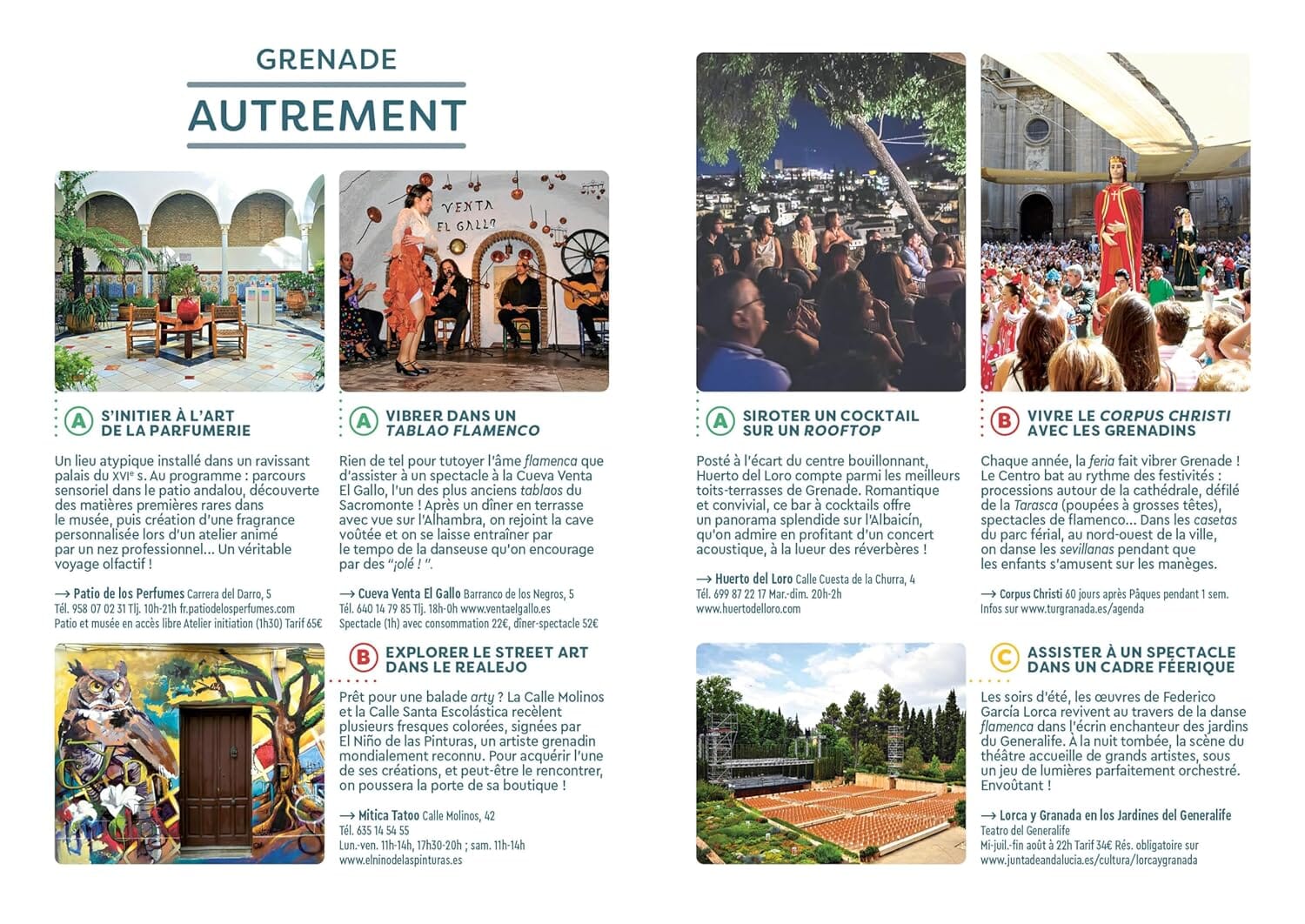 Guide de voyage de poche - Grenade | Cartoville guide de voyage Gallimard