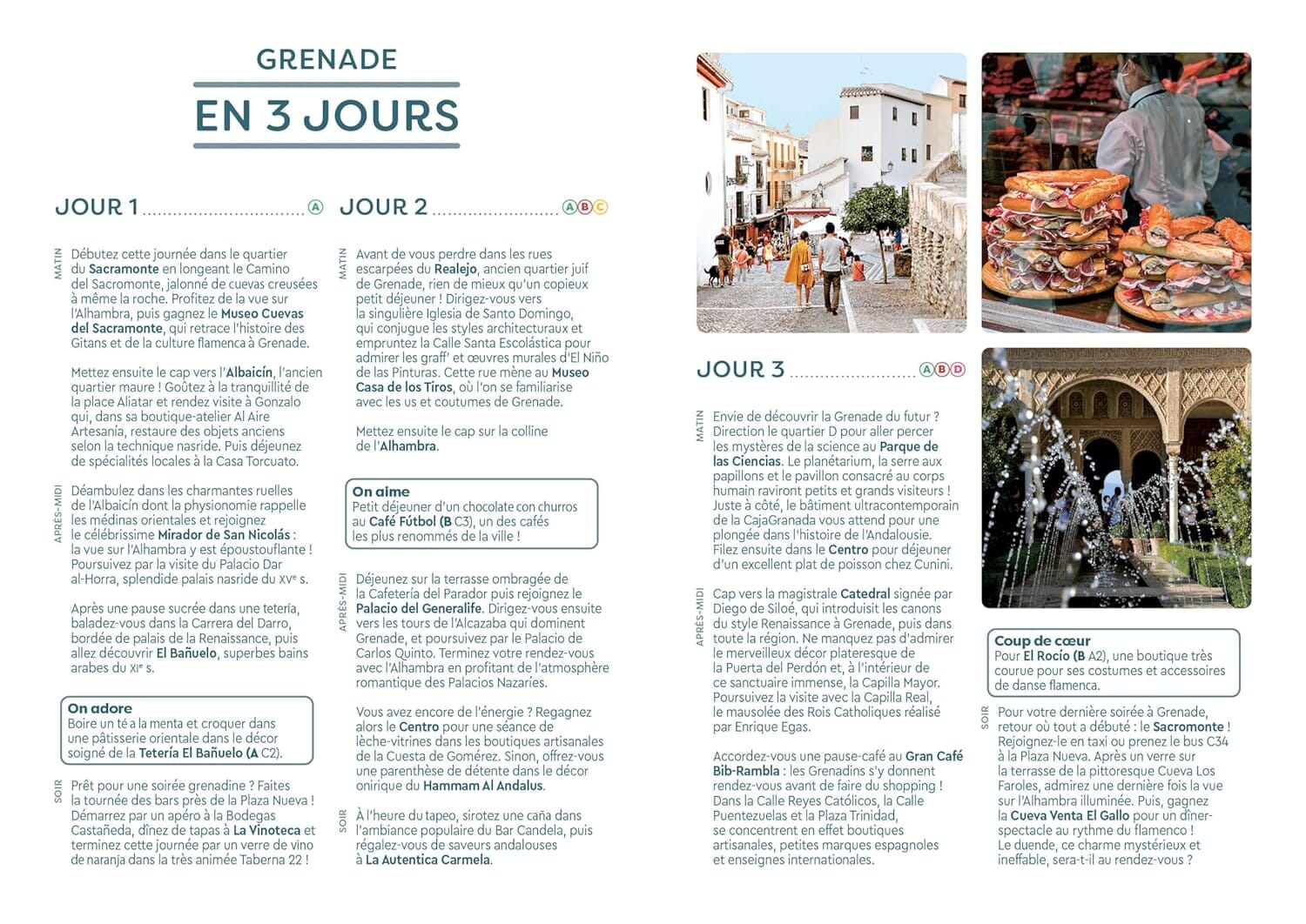 Guide de voyage de poche - Grenade | Cartoville guide de voyage Gallimard