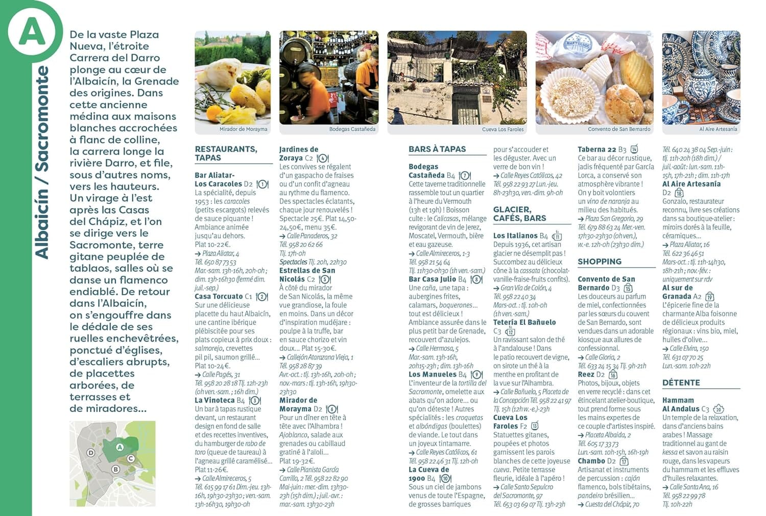 Guide de voyage de poche - Grenade | Cartoville guide de voyage Gallimard