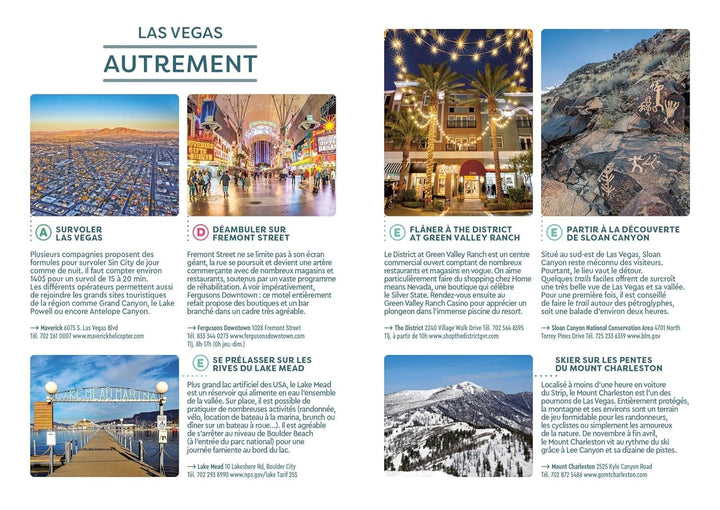 Plan détaillé - Las Vegas | Cartoville carte pliée Gallimard 