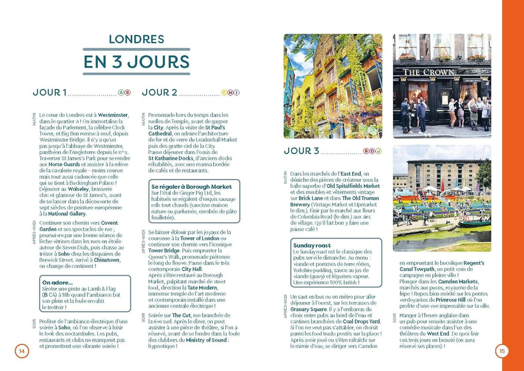 Plan détaillé - Londres 2024/25 | Cartoville carte pliée Gallimard 