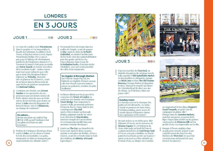 Plan détaillé - Londres 2024/25 | Cartoville carte pliée Gallimard 