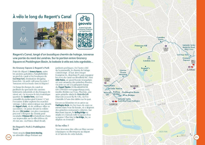 Plan détaillé - Londres 2024/25 | Cartoville carte pliée Gallimard 
