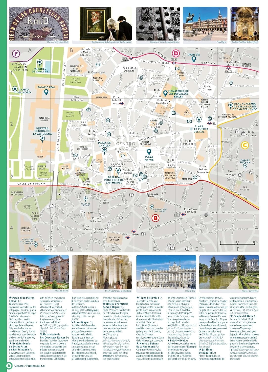 Guide de voyage de poche - Madrid - Édition 2025 | Cartoville guide de voyage Gallimard