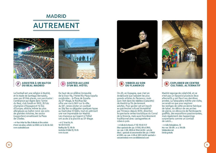 Plan détaillé - Madrid - Édition 2024 | Cartoville carte pliée Gallimard 