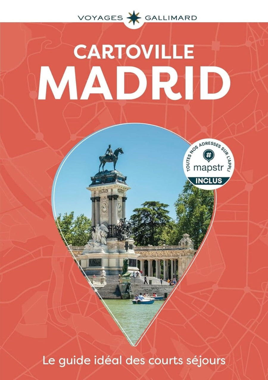 Plan détaillé - Madrid - Édition 2025 | Cartoville carte pliée Gallimard 