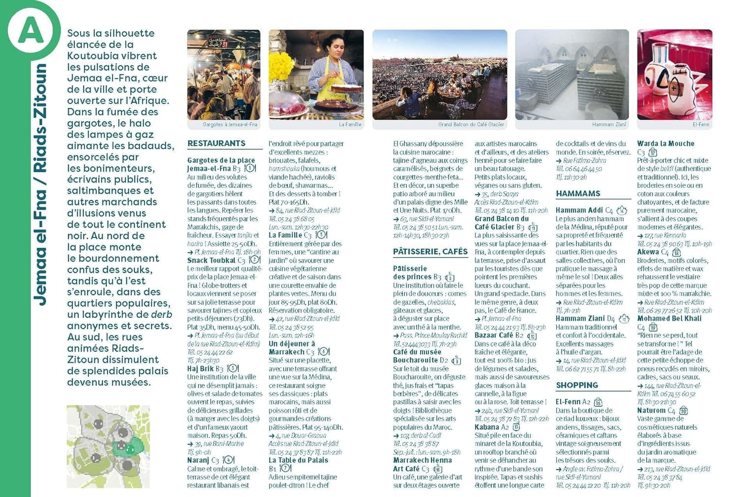 Guide de voyage de poche - Marrakech | Cartoville guide de voyage Gallimard