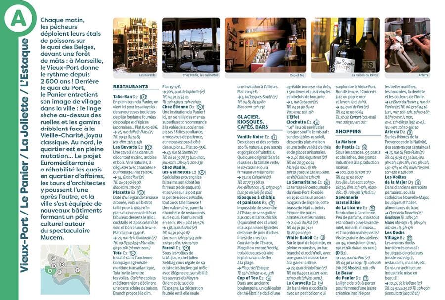 Guide de voyage de poche - Marseille et les calanques | Cartoville guide de voyage Gallimard