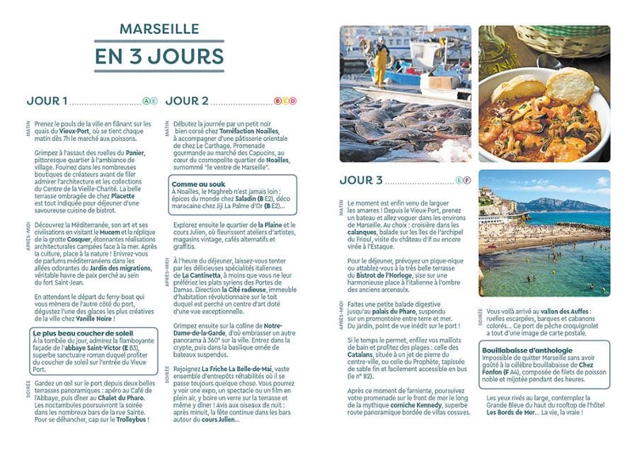 Guide de voyage de poche - Marseille et les calanques | Cartoville guide de voyage Gallimard
