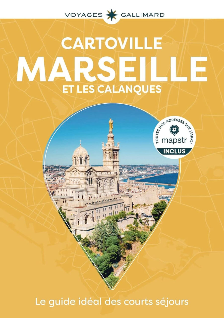 Plan détaillé - Marseille et les calanques | Cartoville carte pliée Gallimard 