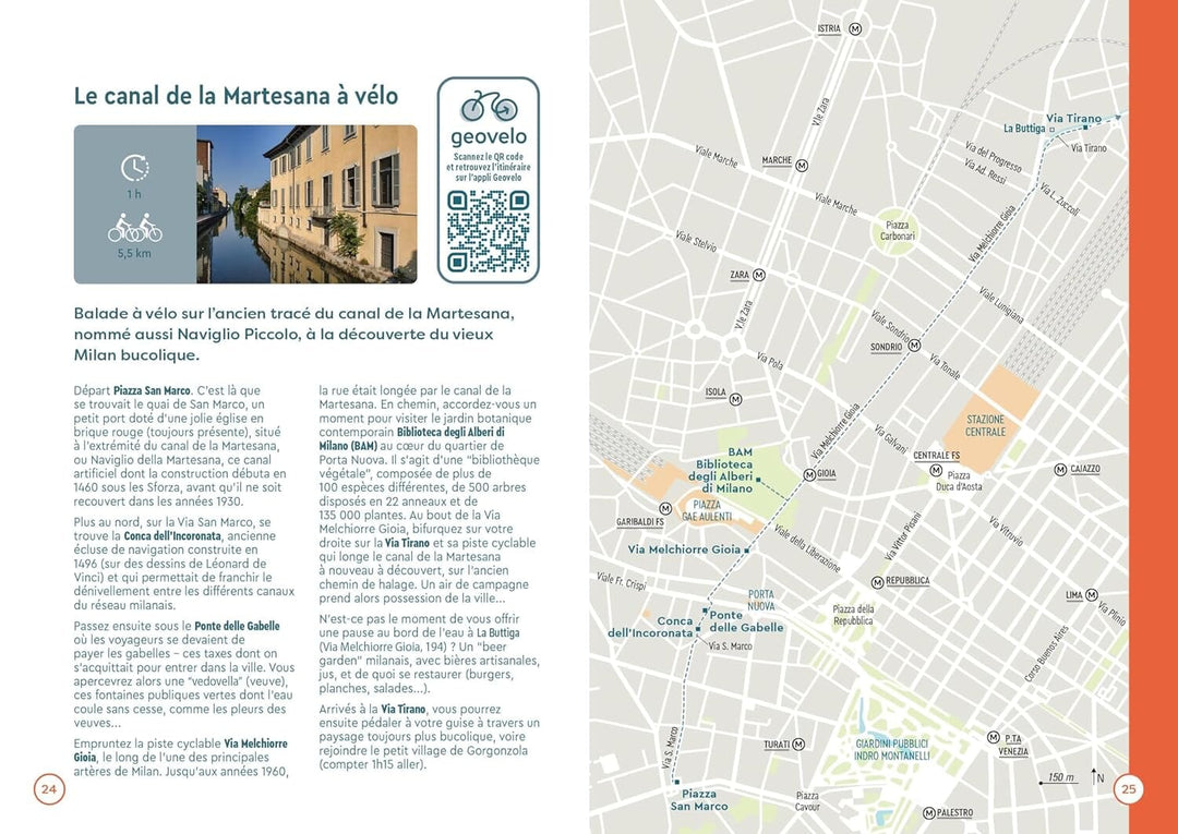 Plan détaillé - Milan | Cartoville carte pliée Gallimard 