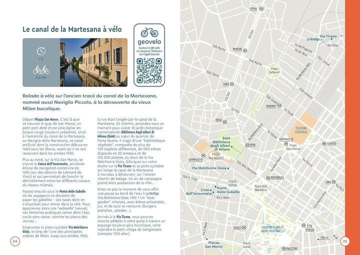 Plan détaillé - Milan | Cartoville carte pliée Gallimard 