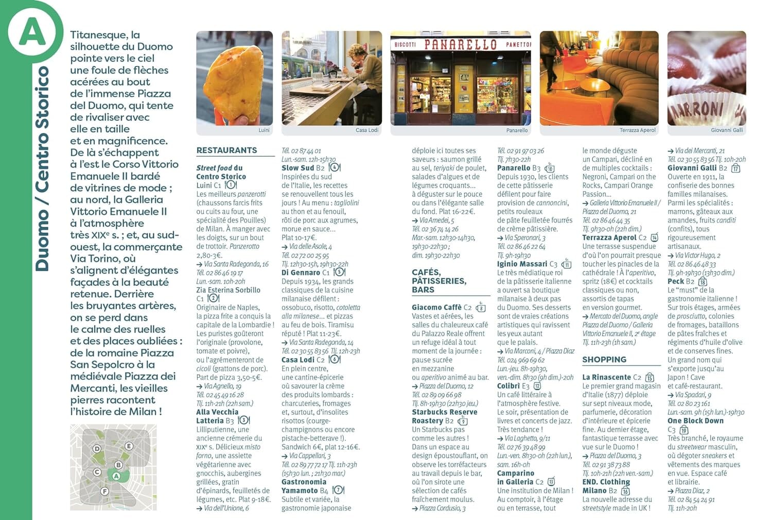 Guide de voyage de poche - Milan | Cartoville guide de voyage Gallimard