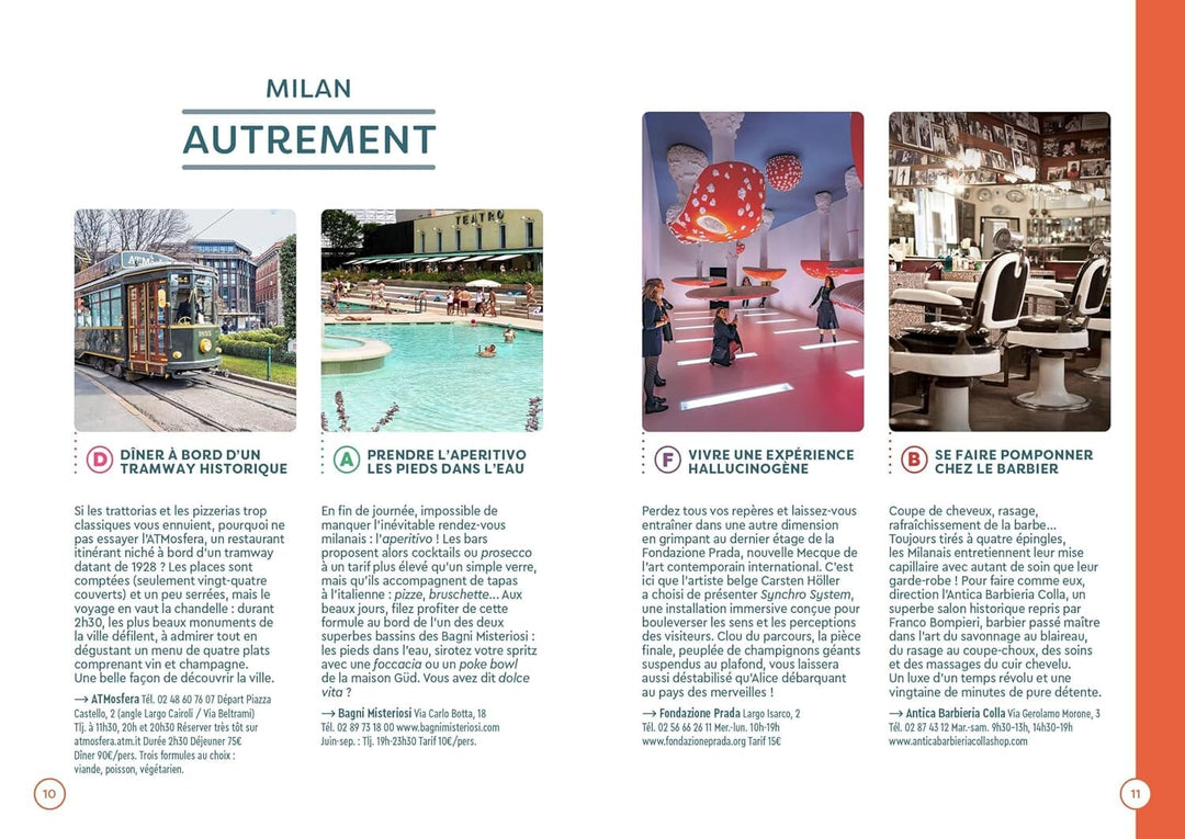 Plan détaillé - Milan | Cartoville carte pliée Gallimard 