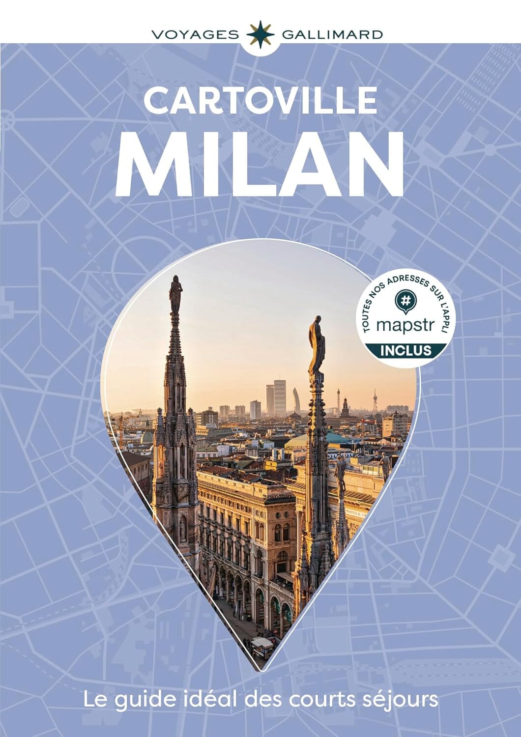 Plan détaillé - Milan | Cartoville carte pliée Gallimard 