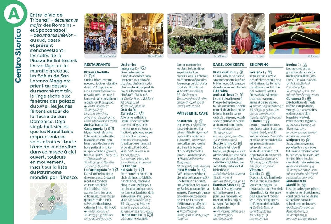 Plan détaillé - Naples - Édition 2024 | Cartoville carte pliée Gallimard 