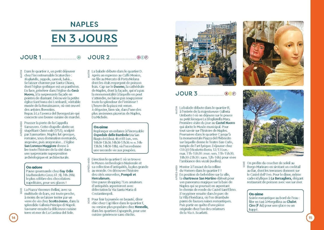 Plan détaillé - Naples - Édition 2024 | Cartoville carte pliée Gallimard 