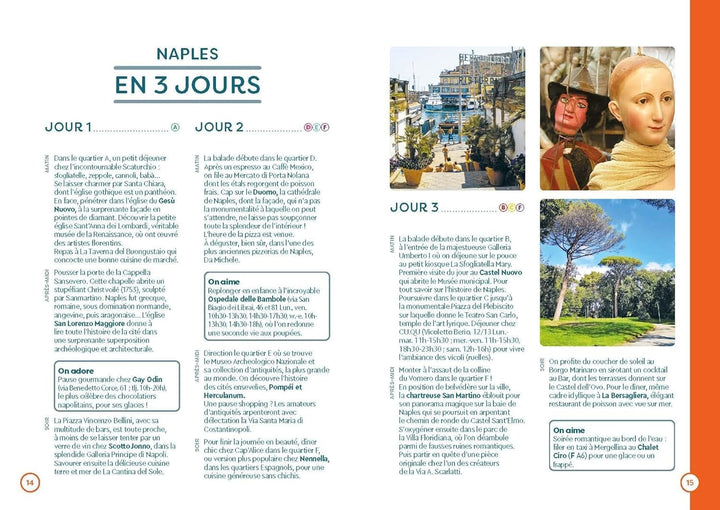 Plan détaillé - Naples - Édition 2024 | Cartoville carte pliée Gallimard 