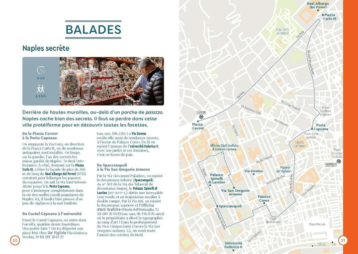Plan détaillé - Naples - Édition 2024 | Cartoville carte pliée Gallimard 