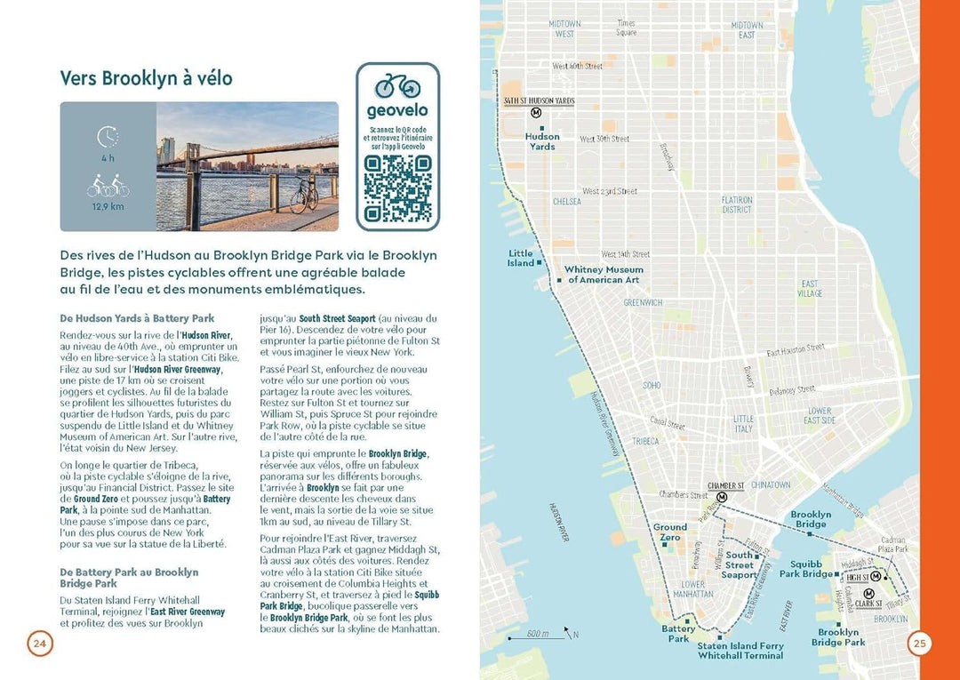 Plan détaillé - New York 2024/25 | Cartoville carte pliée Gallimard 