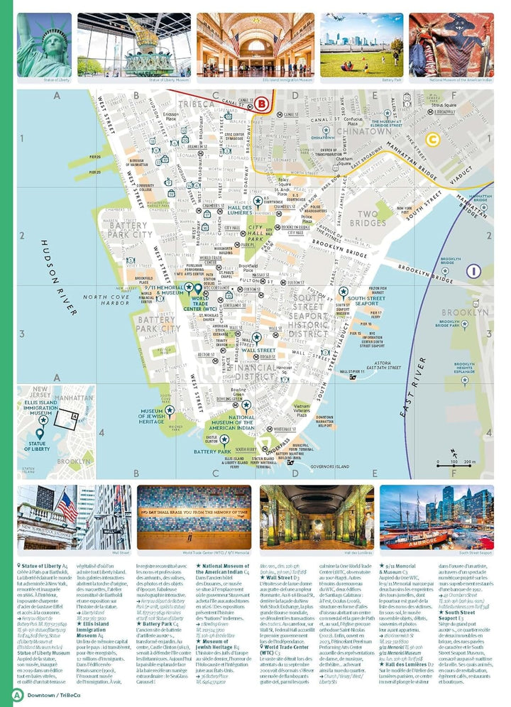 Plan détaillé - New York 2024/25 | Cartoville carte pliée Gallimard 