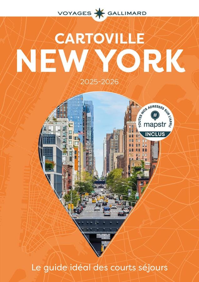 Guide de voyage de poche- New York 2025/26 | Cartoville guide de voyage Gallimard