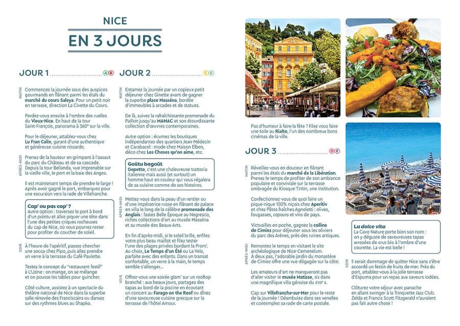 Guide de voyage de poche - Nice | Cartoville guide de voyage Gallimard