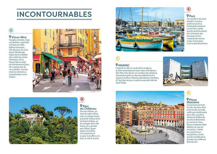 Plan détaillé - Nice | Cartoville carte pliée Gallimard 