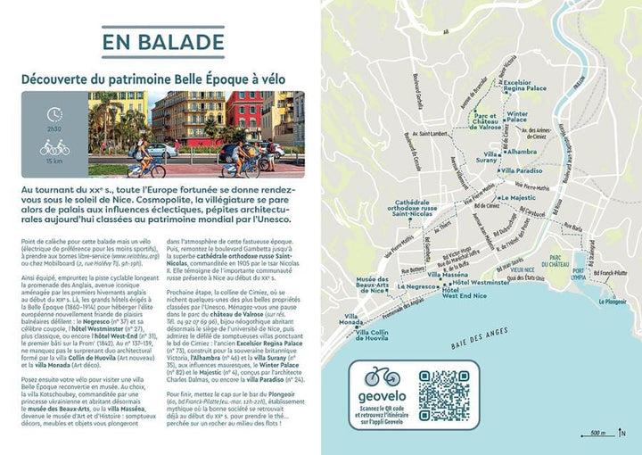 Plan détaillé - Nice | Cartoville carte pliée Gallimard 