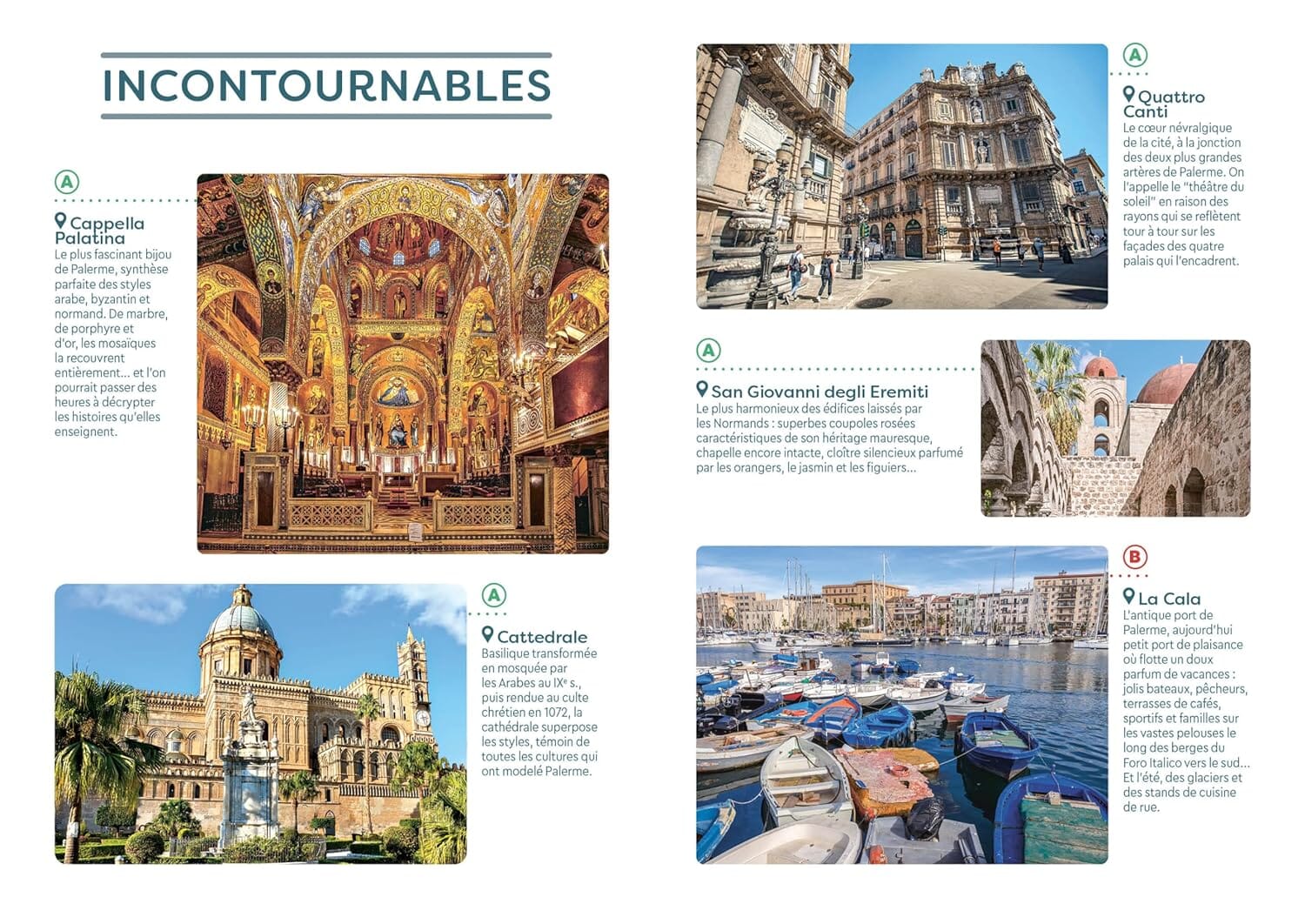 Guide de voyage de poche - Palerme | Cartoville guide de voyage Gallimard