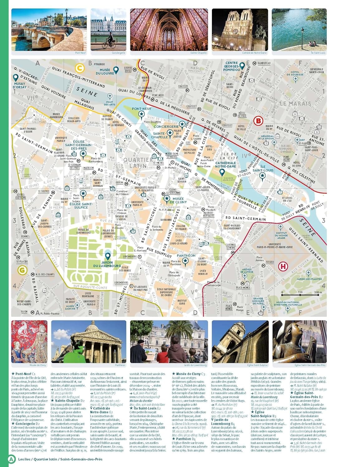 Guide de voyage de poche - Paris 2023/24 | Cartoville guide de voyage Gallimard