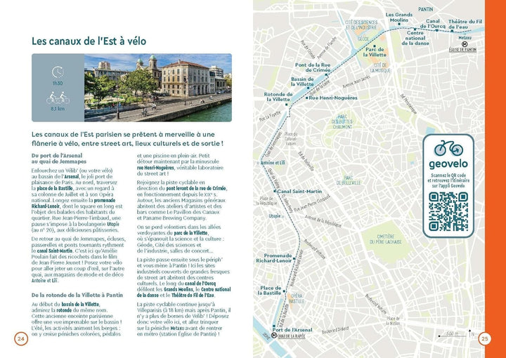Plan détaillé - Paris 2024/25 | Cartoville carte pliée Gallimard 