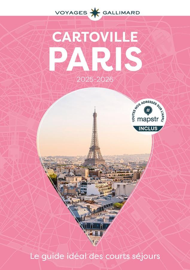 Guide de voyage de poche - Paris 2025/26 | Cartoville guide de voyage Gallimard
