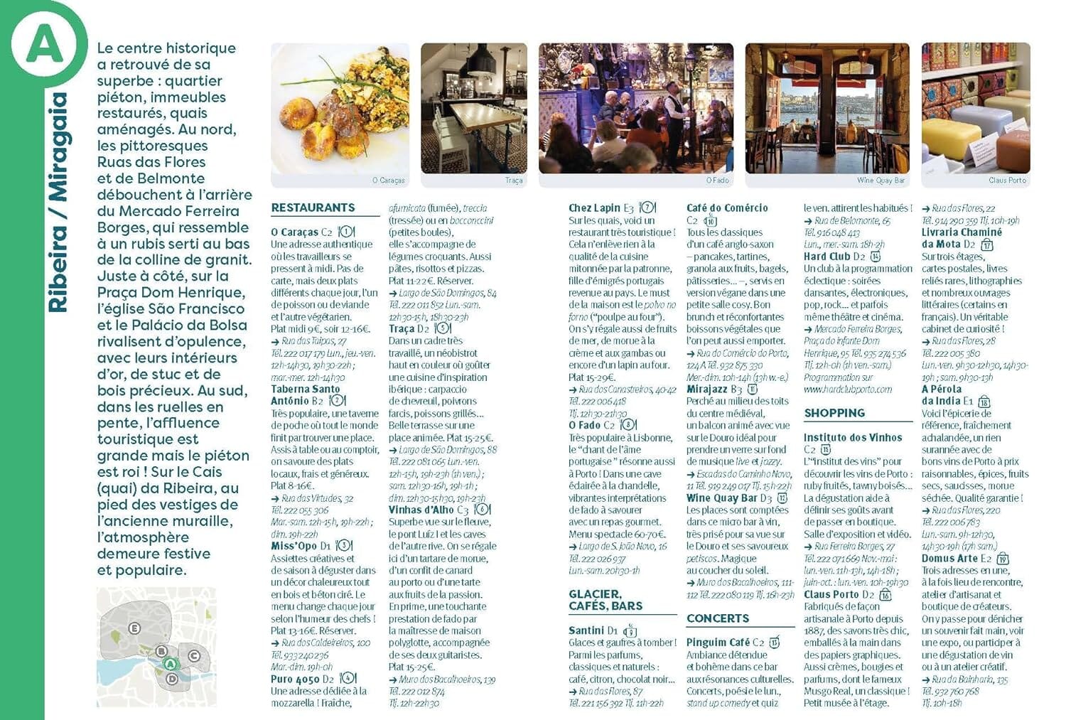 Guide de voyage de poche - Porto - Édition 2025 | Cartoville guide de voyage Gallimard