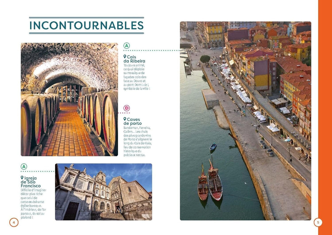 Plan détaillé - Porto - Édition 2024 | Cartoville carte pliée Gallimard 