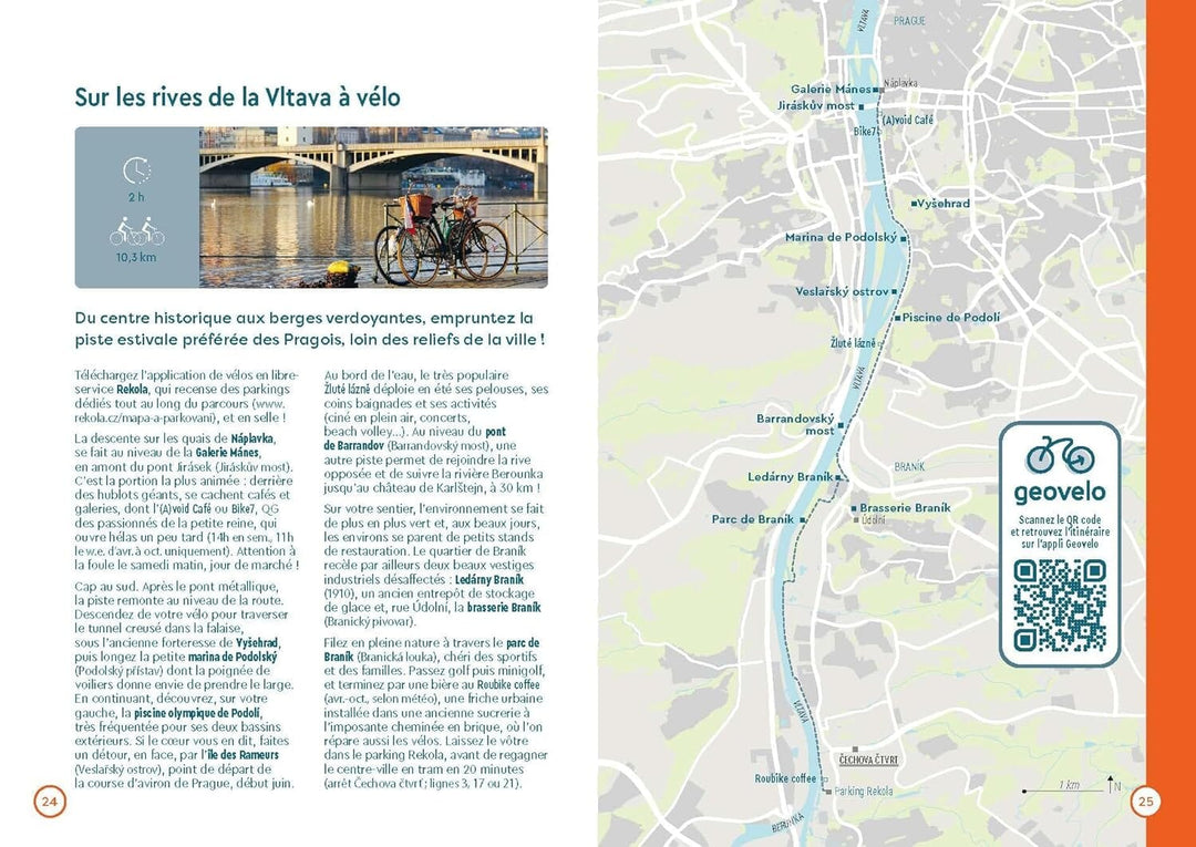 Plan détaillé - Prague 2024/25 | Cartoville carte pliée Gallimard 