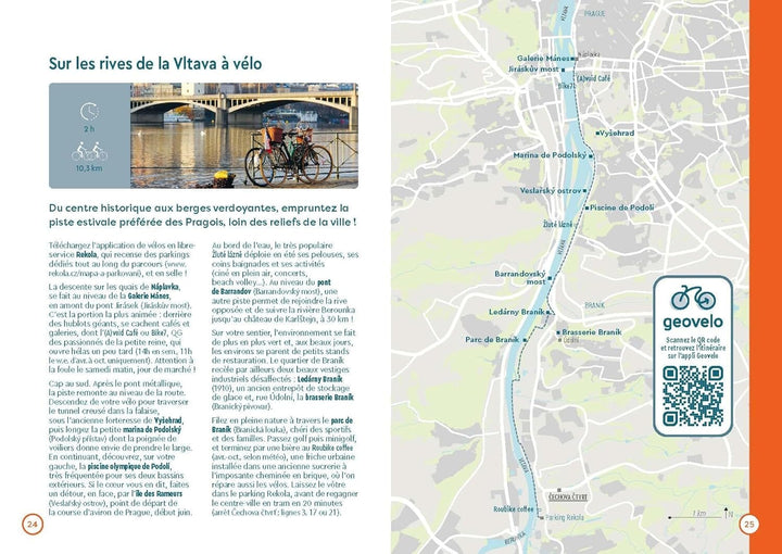 Plan détaillé - Prague 2024/25 | Cartoville carte pliée Gallimard 