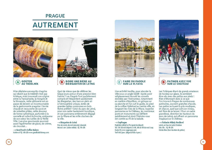 Plan détaillé - Prague 2024/25 | Cartoville carte pliée Gallimard 