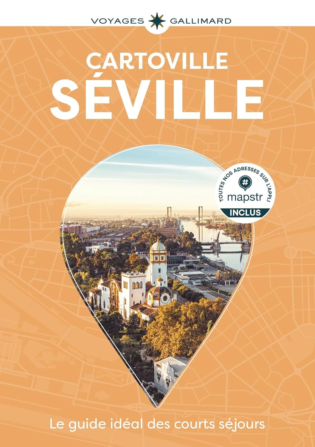 Plan détaillé - Séville | Cartoville carte pliée Gallimard 