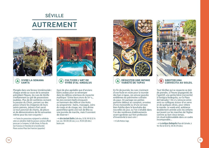 Plan détaillé - Séville | Cartoville carte pliée Gallimard 