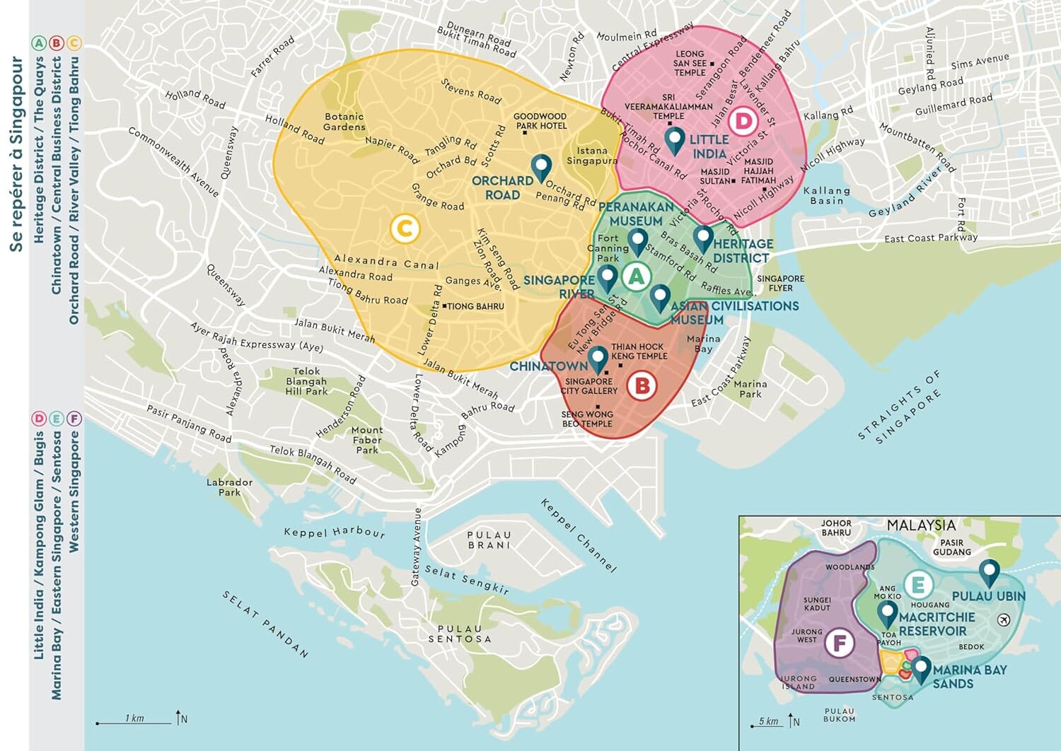 Guide de voyage de poche - Singapour | Cartoville guide de voyage Gallimard