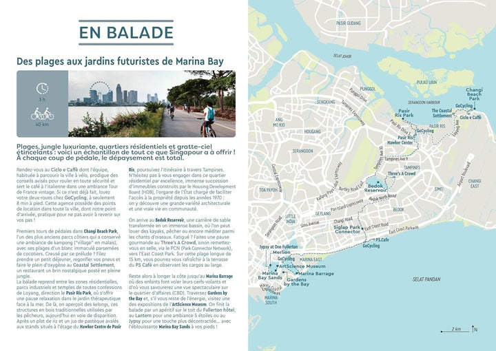 Plan détaillé - Singapour | Cartoville carte pliée Gallimard 